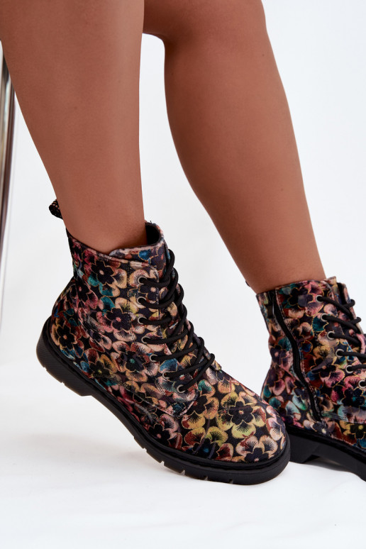 Bottes pour femmes réchauffer avec des fleurs Artiker 57C1050 Couleurs différentes