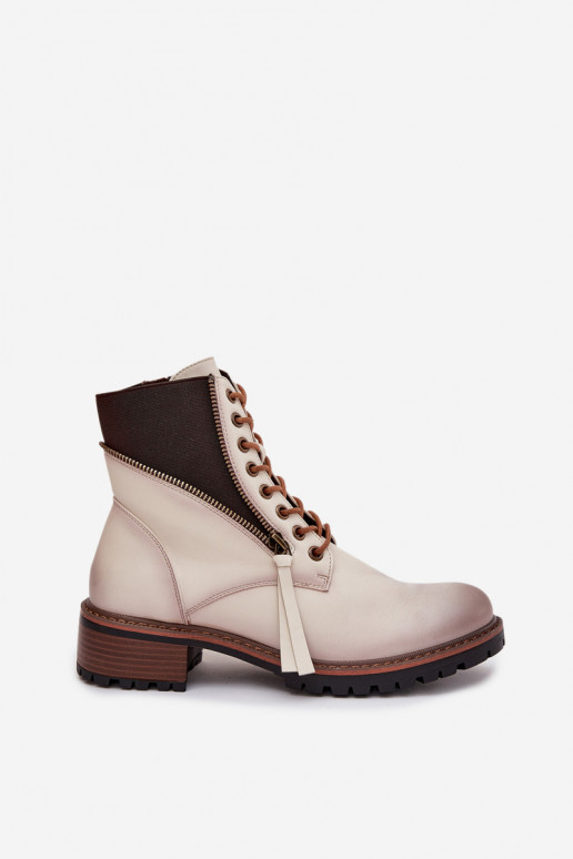 Bottes pour femmes réchauffer Klocke Vinceza 58559 beige