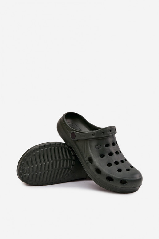 Tongs homme pour le jardin et la piscine, vertes