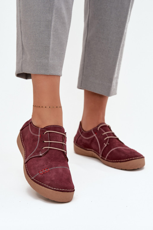 Peau chaussures FémininPrzeszyciami Artiker 57C2111 Bourgogne