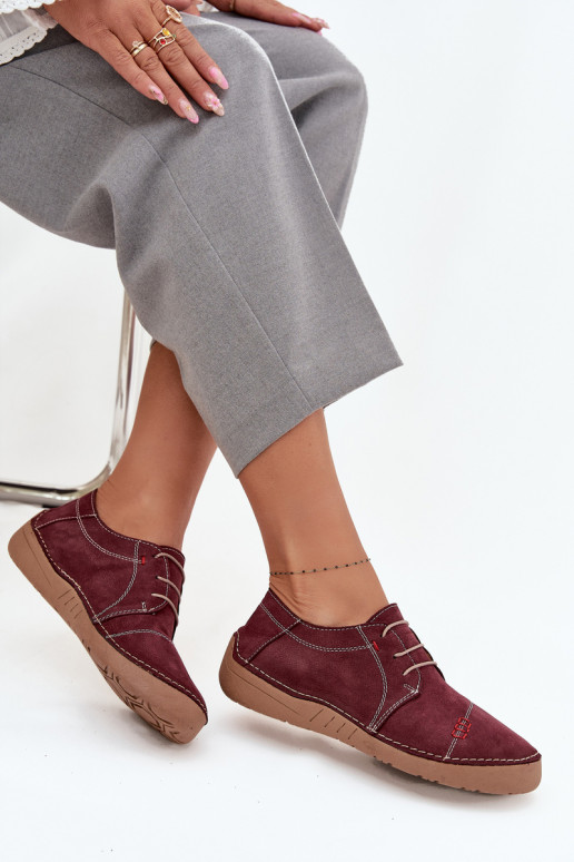 Peau chaussures FémininPrzeszyciami Artiker 57C2111 Bourgogne