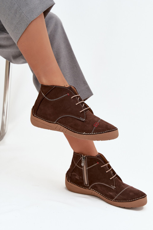 Peau chaussures FémininPrzeszyciami Au Château Artiker 57C2117 marron