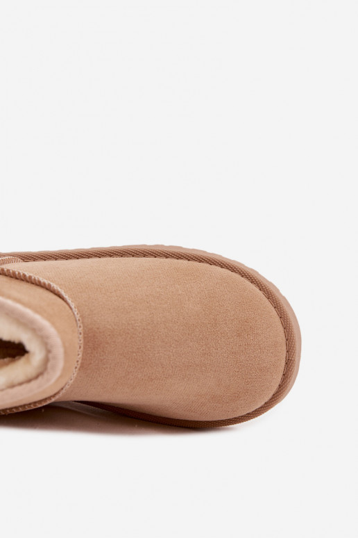 Bottes de neige Puéril Jeunesse réchauffer avec de la fourrure à l intérieur beige Mireya Bottes de neige Puéril Jeunesse réchauffer avec de la fourrure à l intérieur beige Mireya