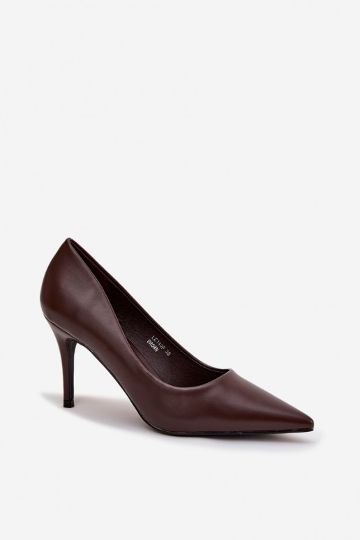 chaussures à talons hauts Féminin en cuir écologique CzekoladoÀe Sivana chaussures à talons hauts Féminin en cuir écologique CzekoladoÀe Sivana