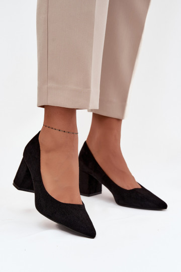 Chaussures Féminin Ze Szpiczastymi Noskami avec des talons couleur noire Pavira 2