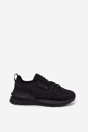 Baskets d'hiver pour hommes SS174411 HI-POLY SYSTEM couleur noire 2