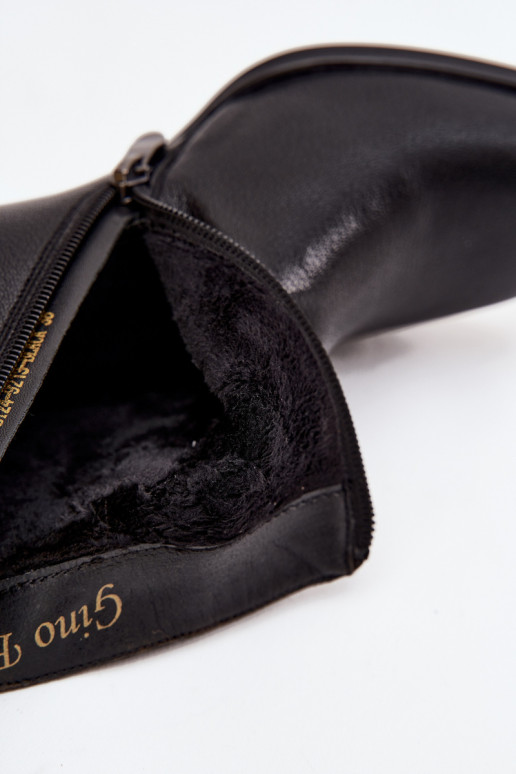 réchauffer Bottes pour femmesActivéturalnej Skóry avec des talons couleur noire Jovelle