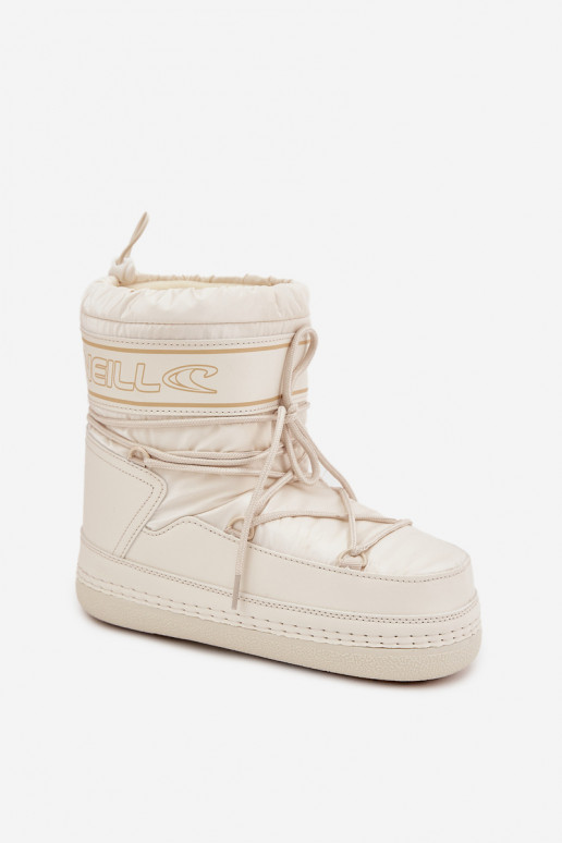 Bottes de neige Féminin avec des détails élégants O'NEILL LISA DANSOMEN HIGH 90253012.99Z couleur blanche