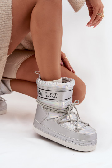 Bottes de neige Féminin avec des détails élégants O'NEILL LISA DANSOMEN HIGH 90253012.99S couleur argent