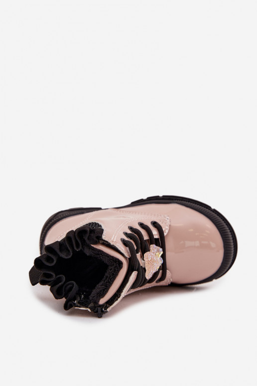 avec effet vernis Bottes Puéril réchaufferPrzypinką Nounours beige Fionessa avec effet vernis Bottes Puéril réchaufferPrzypinką Nounours beige Fionessa