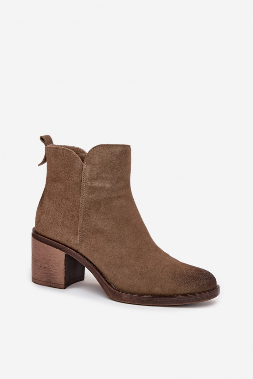 Bottes pour femmesActivéturalnego en daim avec des talons réchauffer Sergio Leone BT25321-S couleur kaki Bottes pour femmesActivéturalnego en daim avec des talons réchauffer Sergio Leone BT25321-S couleur kaki