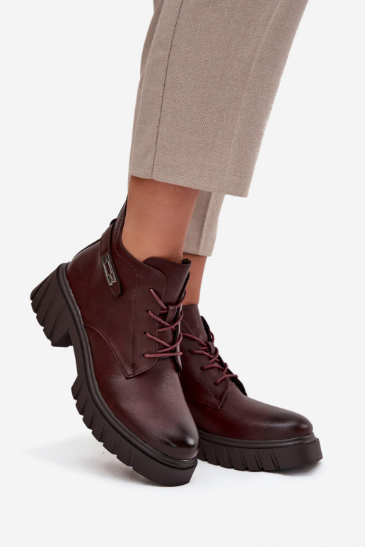 Faible réchauffer Bottes pour femmes Klocke avec des talons décorés Bourgogne Therisse Faible réchauffer Bottes pour femmes Klocke avec des talons décorés Bourgogne Therisse