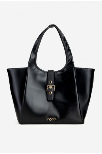 Sac à main shopper noir avec boucles NOBO BAG6010-020