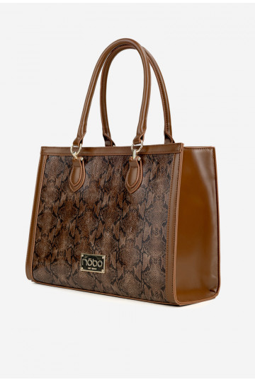 Ordinateur de poche Motif animalier NOBO BAG6150-M17 Brun 2