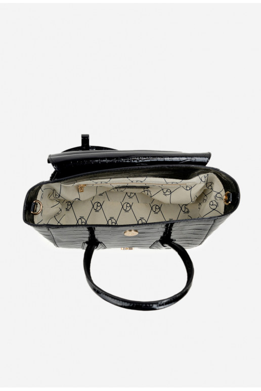 Un petit sac à main TroncTłoczonym Un exemple NOBO BAG5800-M20 noir