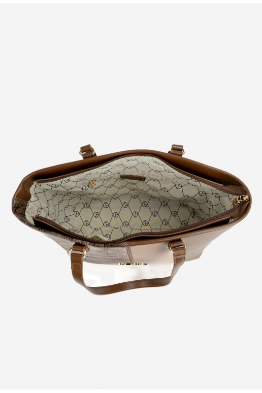 Ordinateur de poche Acheteurka Motif animalier NOBO BAG5740-M17 Brun