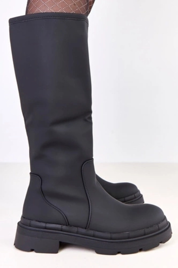 Bottes longues en simili...