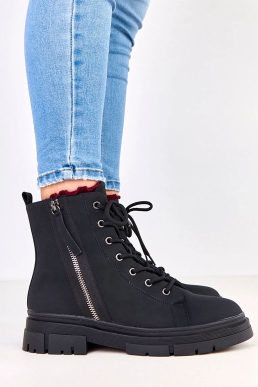 Bottes de travail noires pour femmes...
