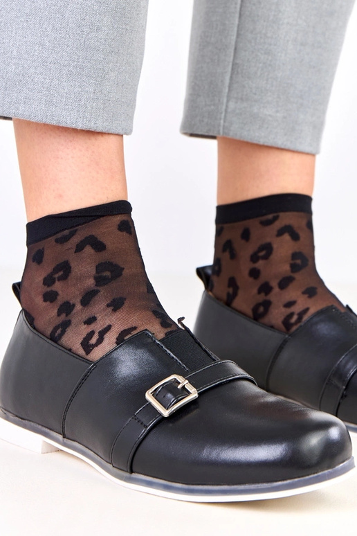 Bottines noires pour femmes avec...