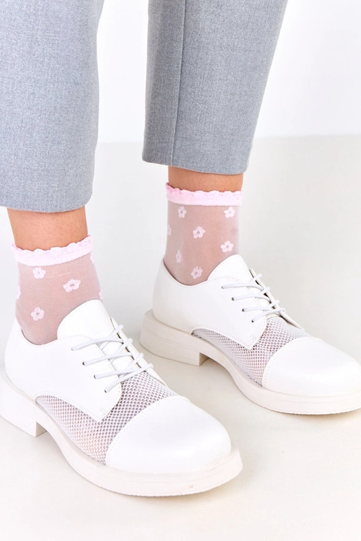 Bottines blanches pour femmes avec...