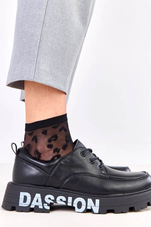 Bottines noires pour femmes avec...