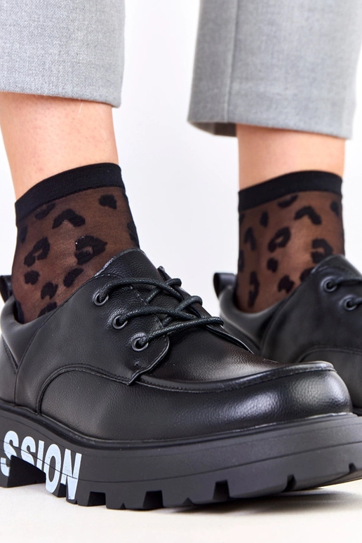 Bottines noires pour femmes avec...