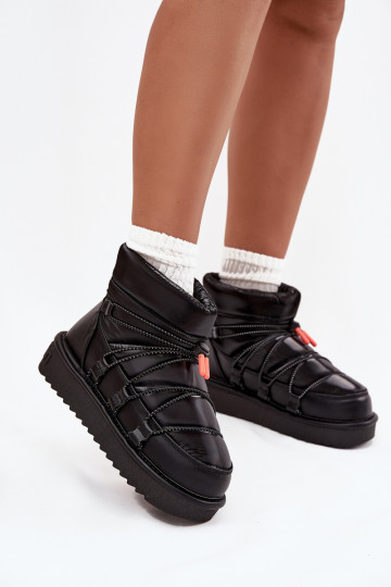 Bottes à neige pour femmes avec plateforme, D.Franklin DFSH370020, noires 2