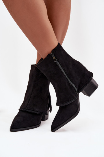 Bottes pour femmesDANSyÀiniętą CholeÀką couleur noire Idalia 2