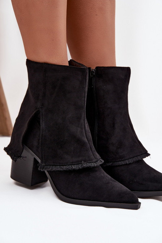 Bottes pour femmesDANSyÀiniętą CholeÀką couleur noire Idalia