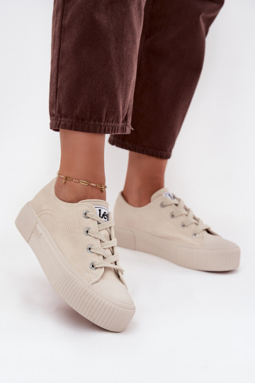 Chaussures de loisirs avec plateforme, LEE ISLA C INOMEN LOIN 50253001.35E, sable