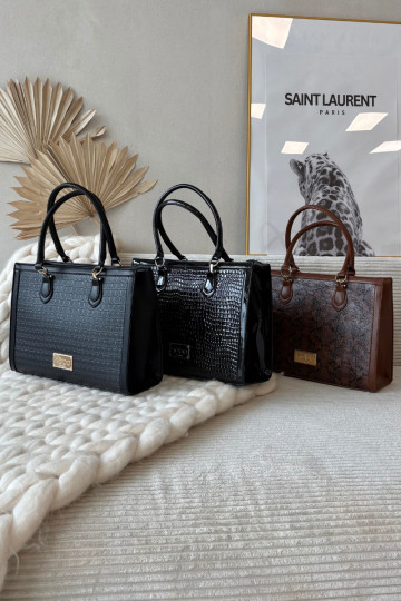 Sac avec motif en relief NOBO BAG6150-020 noir 2