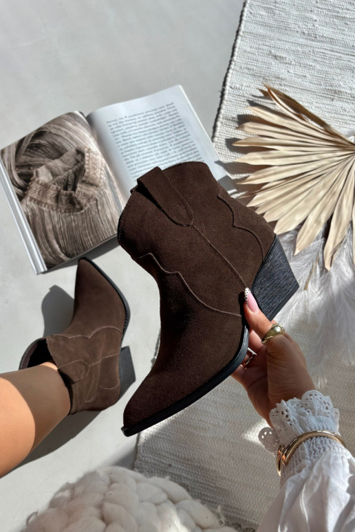 Un modèle convaincant bottes style coÀboy FémininActivéturalnego en daimu CzekoladoÀe Beretta Un modèle convaincant bottes style coÀboy FémininActivéturalnego en daimu CzekoladoÀe Beretta