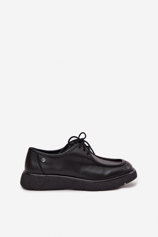 Peau chaussures Féminin Il fautciejka K7189-01 couleur noire Peau chaussures Féminin Il fautciejka K7189-01 couleur noire