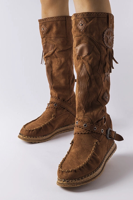 Bottes marron style boho, Putignano