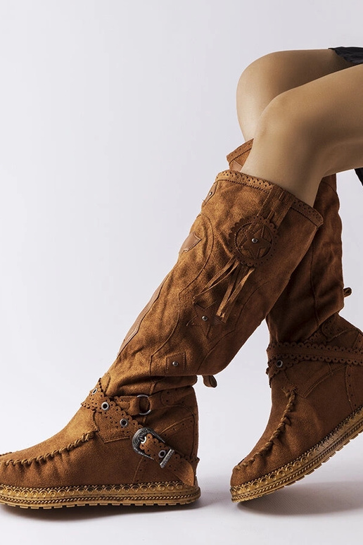 Bottes marron style boho, Putignano