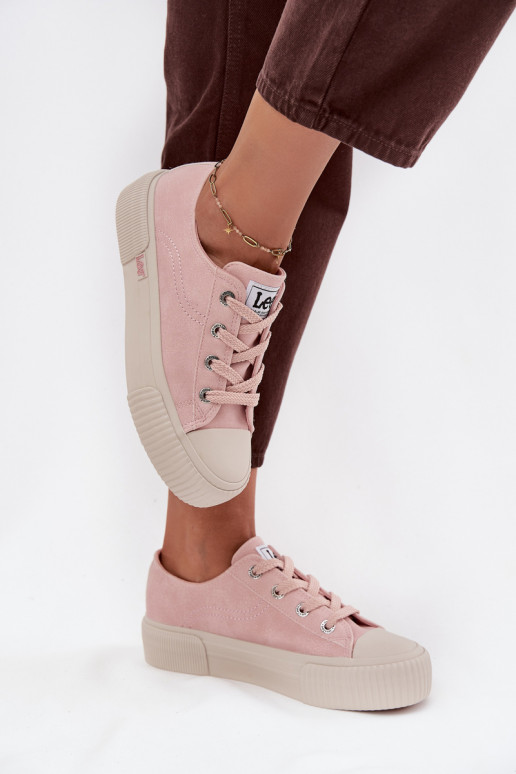 Chaussures de loisirs avec une plateforme LEE ISLA C DANSOMEN LODANS 50253001.78E couleur rose