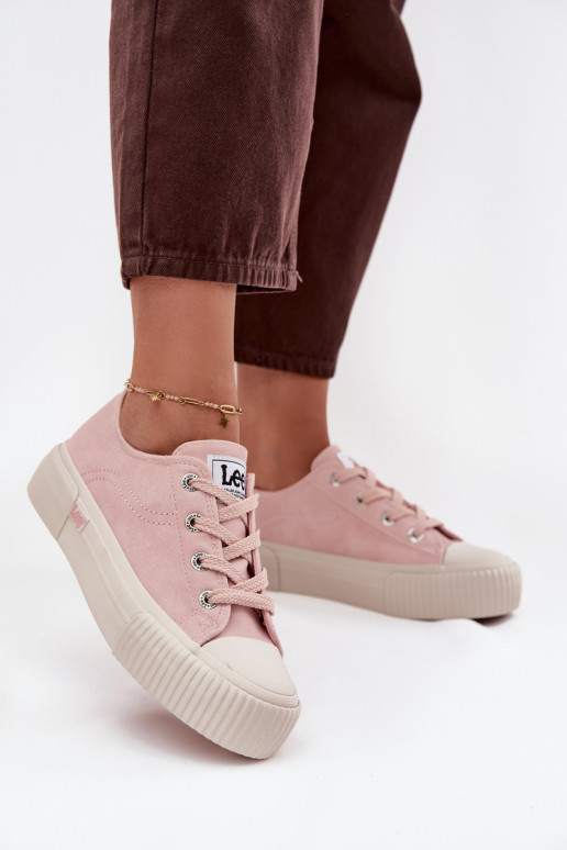 Chaussures de loisirs avec une plateforme LEE ISLA C DANSOMEN LODANS 50253001.78E couleur rose