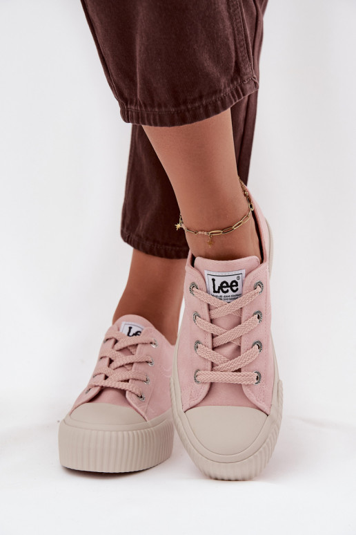 Chaussures de loisirs avec une plateforme LEE ISLA C DANSOMEN LODANS 50253001.78E couleur rose