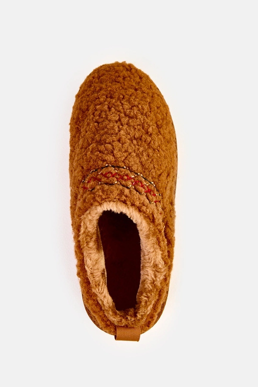 Bottes de neige brunes à plateforme...