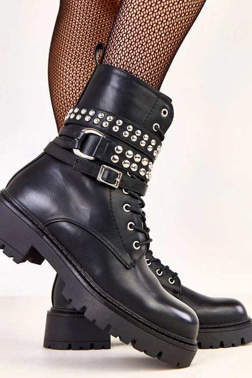 Bottes de randonnée noires pour...