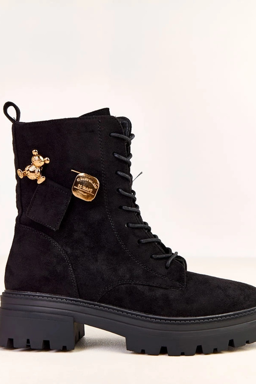 Bottes de randonnée noires pour...