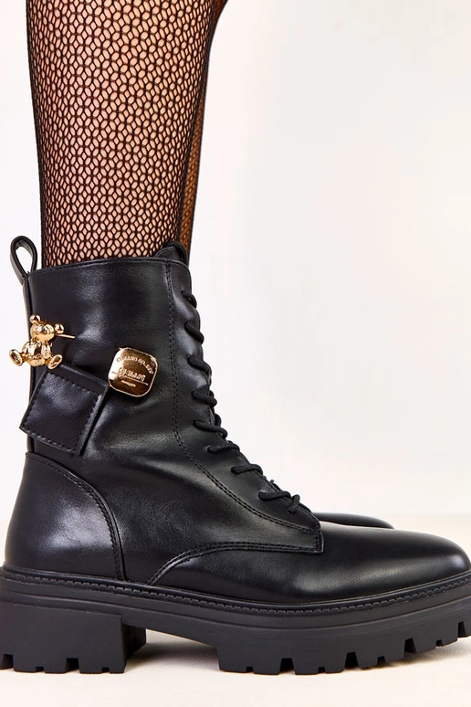 Bottes de randonnée noires pour...