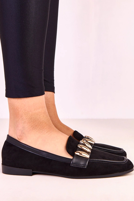 Ballerines élégantes noires avec...