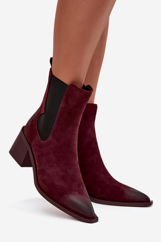 Peau en daim Bottes avec chauffage à l intérieur Artiker 57C0048 Bourgogne Peau en daim Bottes avec chauffage à l intérieur Artiker 57C0048 Bourgogne