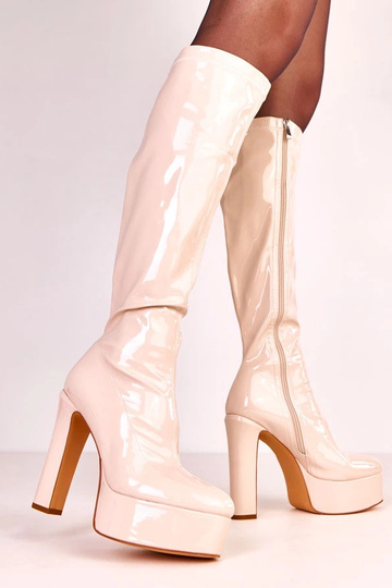 Bottes à talons vernis... 2