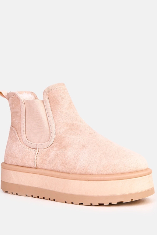 Bottes neige couleur sable avec... Bottes neige couleur sable avec...