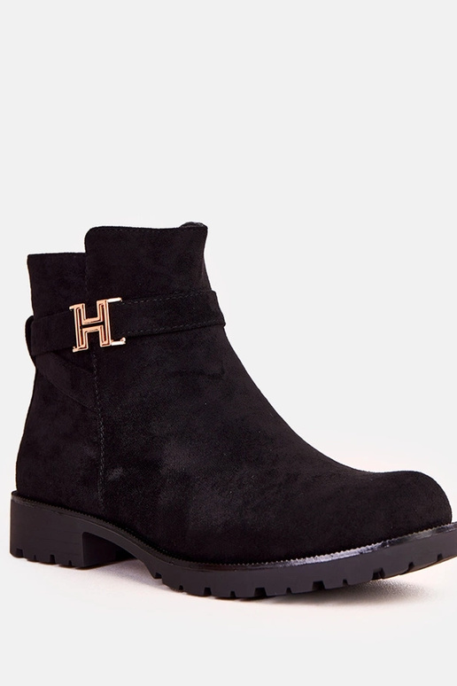 Bottines noires pour femmes avec... Bottines noires pour femmes avec...