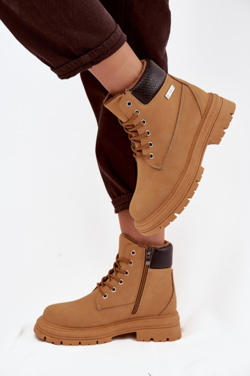 réchauffer chaussures Féminin Au Château marron Selinda