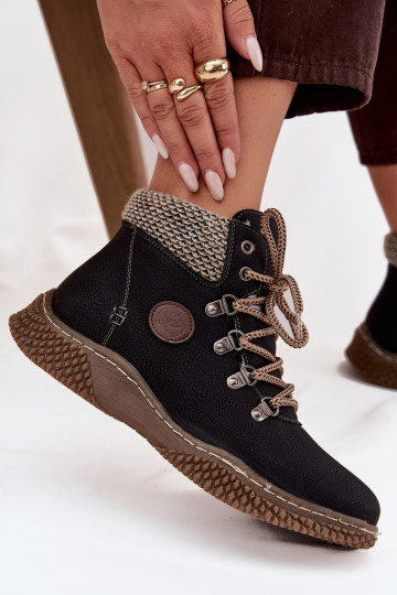 réchauffer Bottes chaussures Féminin couleur noire Zenaya