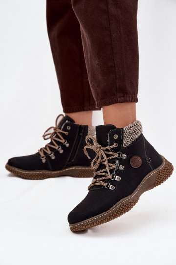 réchauffer Bottes chaussures Féminin couleur noire Zenaya 2